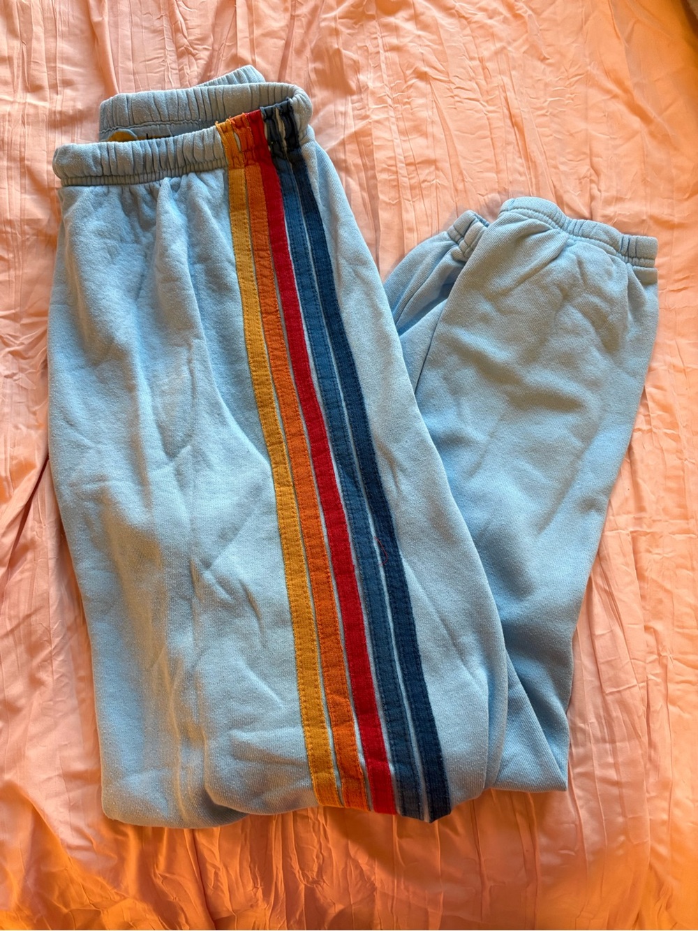 Aviator Nation 5-Stripe Sweatpants in Blue